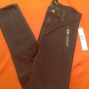 Hudson Stark Moto super skinny jeans